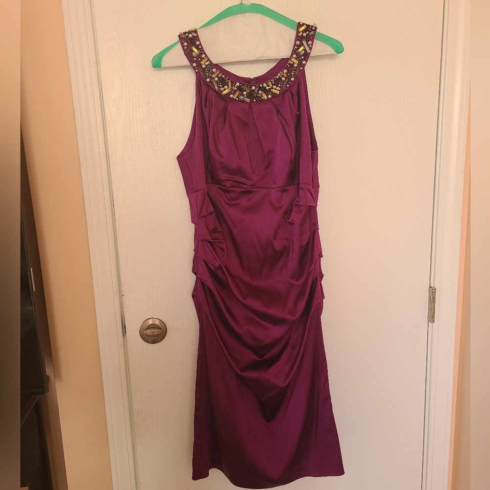 Formal dress sequin details